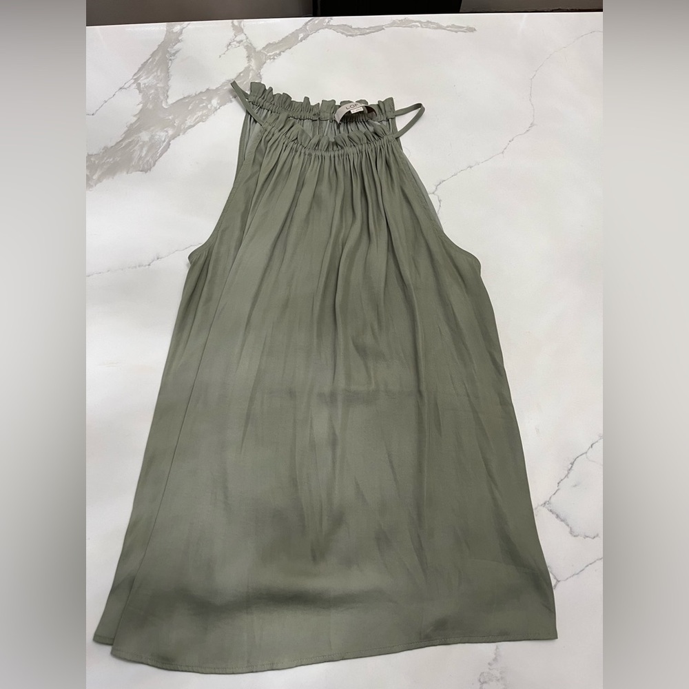 LOFT green halter top
